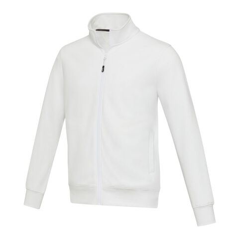 Galena unisex Aware™ recycled full zip sweater Standard | White | 2XL | No Branding | not available | not available | not available