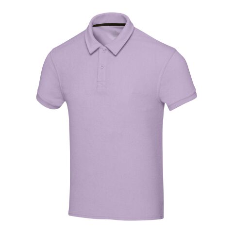 Akoya GRS recycled terry unisex polo Lilac | L | No Branding | not available | not available