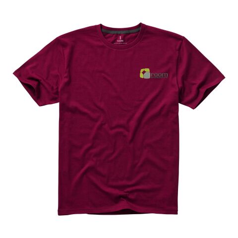 Nanaimo short sleeve men&#039;s t-shirt Standard | Burgundy | XL | No Branding | not available | not available | not available