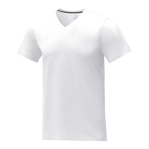 Somoto short sleeve men's V-neck t-shirt White | XS
