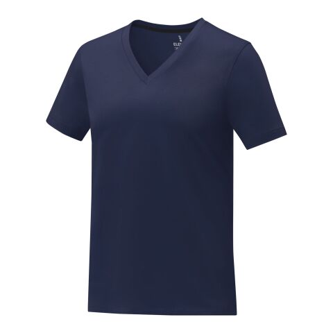 Somoto short sleeve women&#039;s V-neck t-shirt Standard | Deep blue | M | No Branding | not available | not available | not available