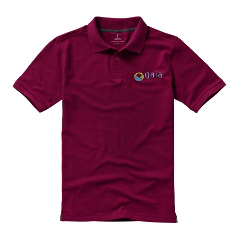 Calgary short sleeve men's polo Burgundy | 3XL