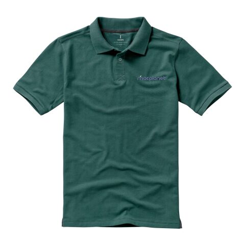 Calgary short sleeve men&#039;s polo Standard | Forest green | XS | No Branding | not available | not available | not available