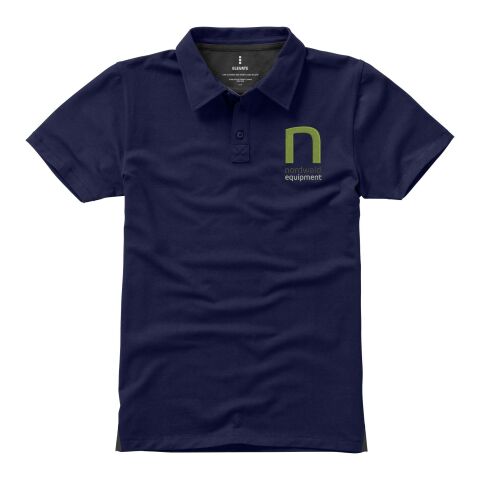 Markham short sleeve men&#039;s stretch polo Standard | Deep blue | XS | No Branding | not available | not available | not available