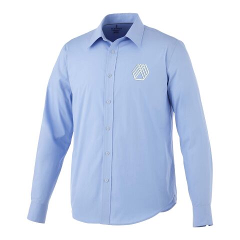 Hamell long sleeve men&#039;s stretch shirt Standard | Transparent light blue | XS | No Branding | not available | not available | not available