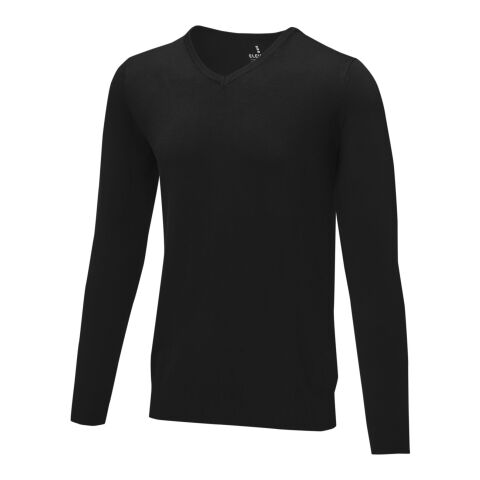Stanton men&#039;s v-neck pullover Solid black | L | No Branding | not available | not available | not available