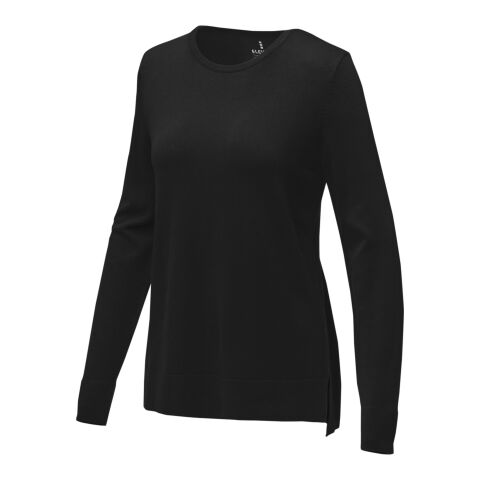 Merrit women&#039;s crewneck pullover Solid black | 2XL | No Branding | not available | not available | not available