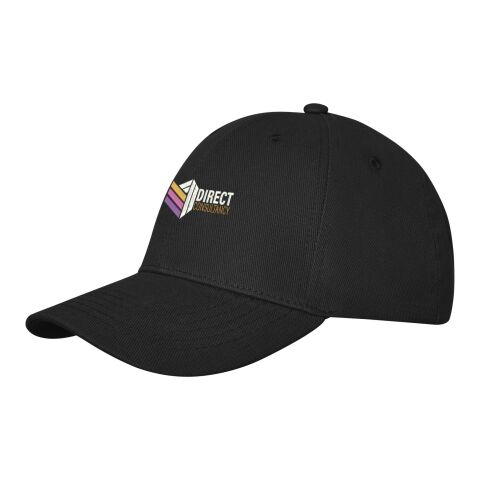 Davis 6 panel cap Solid black | No Branding | not available | not available | not available