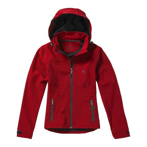 Langley women&#039;s softshell jacket Standard | Red | XS | Direct to Film | left chest | 70 mm x 100 mm | 100