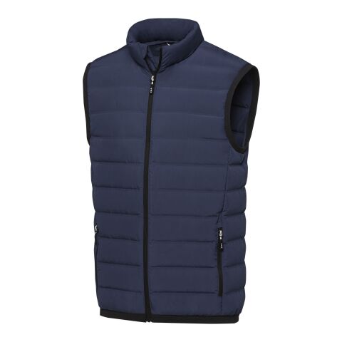 Caltha men&#039;s insulated down bodywarmer Standard | Deep blue | XS | Direct to Film | left chest | 80 mm x 35 mm | 100
