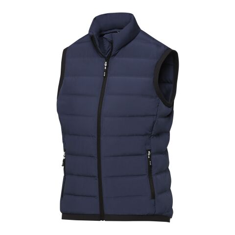 Caltha women&#039;s insulated down bodywarmer Standard | Deep blue | M | Direct to Film | left chest | 70 mm x 35 mm | 100