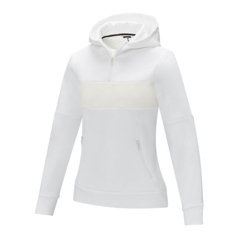 Sayan women's half zip anorak hooded sweater Standard | White | XL | No Branding | not available | not available | not available