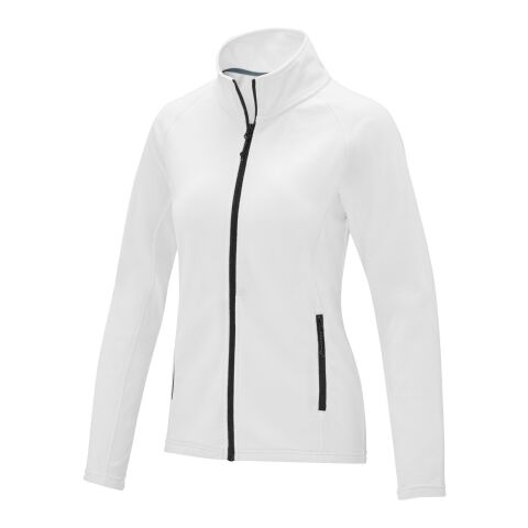 Zelus women&#039;s fleece jacket Standard | White | M | 1-color Screen Print | right chest | 80 mm x 80 mm