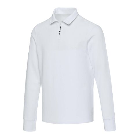 Zeus long sleeve unisex half zip polo White | 2XS | No Branding | not available | not available
