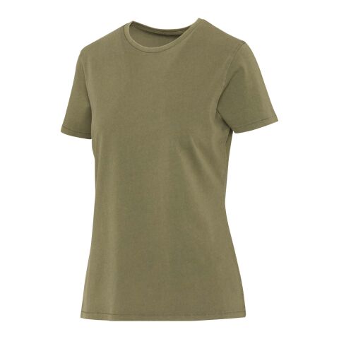 Nanaimo 160 g/m2 short sleeve washed women's t-shirt Standard | Forest Green2 | XXL | No Branding | not available | not available | not available