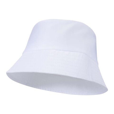 Solaris 130 g/m2 polyester sun hat Standard | White | No Branding | not available | not available | not available