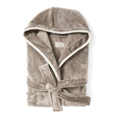 VINGA Louis luxury plush RPET robe size L-XL grey | No Branding | not available | not available | not available