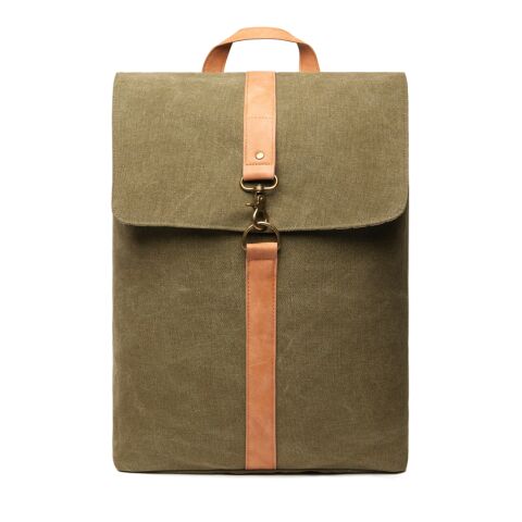 VINGA Bosler canvas backpack green | No Branding | not available | not available