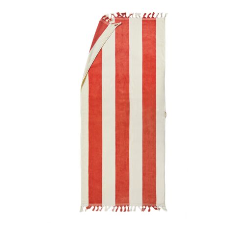 VINGA Valmer beach towel red-white | No Branding | not available | not available | not available