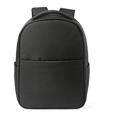 Budapest Backpack 16L rPET. Front Pocket. Fits 17&quot; laptop Solid black | No Branding | not available | not available | not available