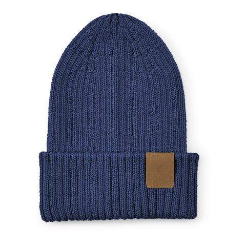 Cobain Beanie rPET and Wool. Customisable Patch Blue | No Branding | not available | not available | not available