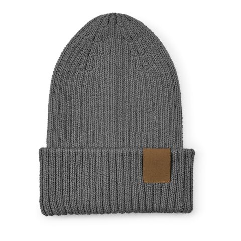 Cobain Beanie rPET and Wool. Customisable Patch Grey | No Branding | not available | not available | not available