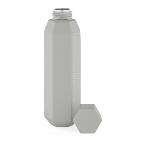 Hexagul Bottle rSS 530ml. Double wall and Leakproof. Hexagonal Grey | No Branding | not available | not available | not available