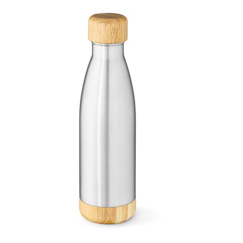 Congo Bottle rSS and Bamboo 780ml. Double wall and Leakproof Silver | No Branding | not available | not available | not available