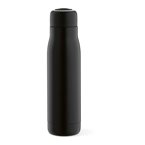 Lena Bottle rSS 570ml. Double wall and Leakproof. rPET handle Black | No Branding | not available | not available | not available