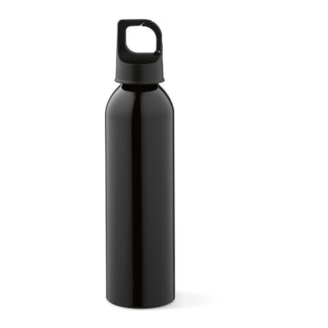 Mackenzie Bottle recycled Aluminium 690 ml Black | Without Branding