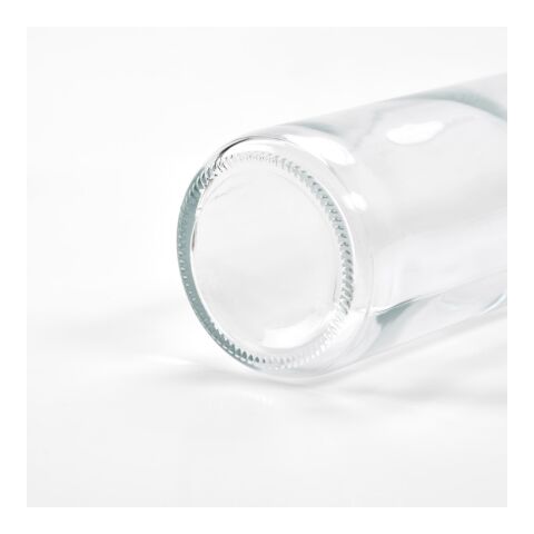 Turia 750 Glass Bottle 780ml. Black lid Transparent