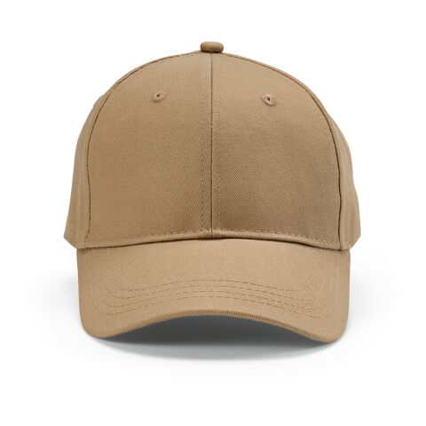 Darrell Cap rCotton 280 gsm. 6 panels and Metal Buckle Closure Camel | No Branding | not available | not available | not available