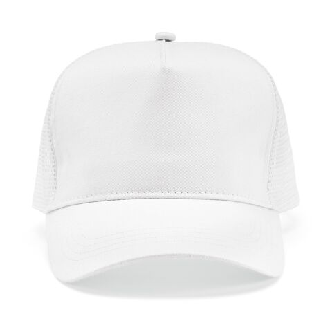 Zappa Cap rPET and rCotton. 5 panels and Snap Closure White | No Branding | not available | not available | not available