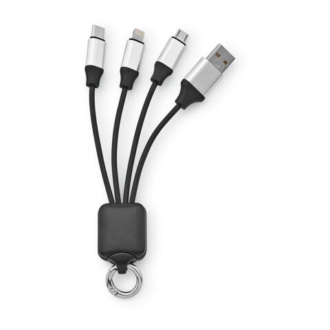 Sagan 4-in1 Cable rTPR. Backlit logo and hanging loop Solid black | No Branding | not available | not available | not available