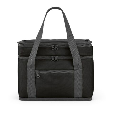 Florence L Cooler 10L rPET. 2 compartments and front pocket Black | No Branding | not available | not available | not available