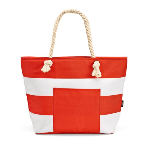 Athens Cooler 15L rPET. Pocket and recycled cotton handles Red | No Branding | not available | not available | not available