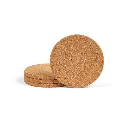 Modigliani Coasters Cork. Set of 4 Natural | No Branding | not available | not available | not available