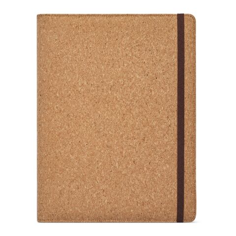 Kafka A4 Folder Cork. 64 FSC sheet notepad and elastic closure Natural | No Branding | not available | not available | not available
