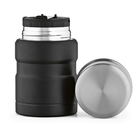 Dali 550 Food Flask rSS 570 ml. Double wall and foldable spoon Solid black | No Branding | not available | not available | not available