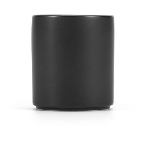 Ganges Ceramic Mug. 320ml. Matt Finish and Stackable Solid black
