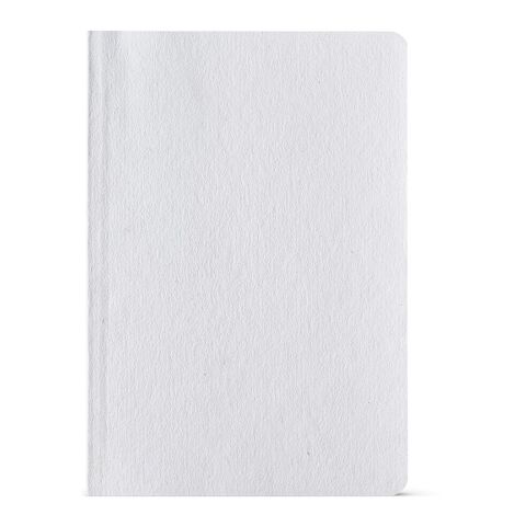 Verne A5 Notebook Cotton Rag cover. 80gsm recycled 196 pages Pastel white | No Branding | not available | not available | not available