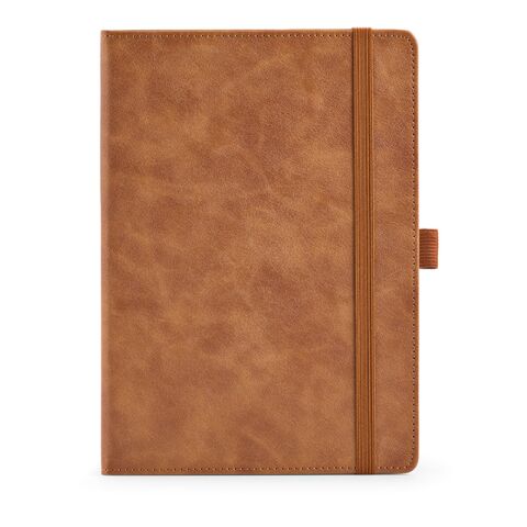 Howthorne A5 Notebook rPU cover. 70gsm FSC 196 pages Light brown | No Branding | not available | not available | not available