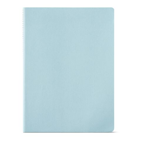 Bronte A4 Softcover Notebook rCardboard cover. FSC paper Pastel blue