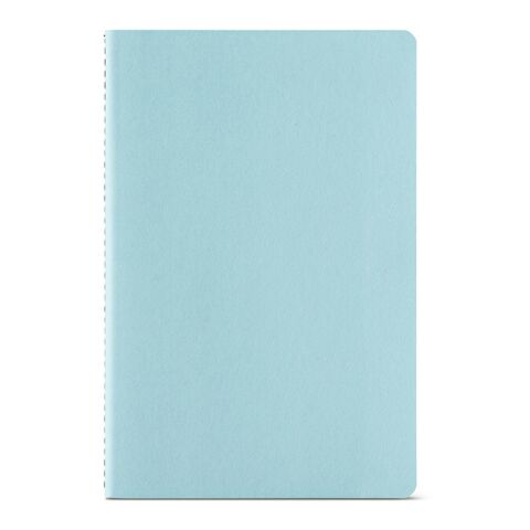 Bronte A5 Softcover Notebook rCardboard cover. FSC paper Pastel blue | No Branding | not available | not available | not available