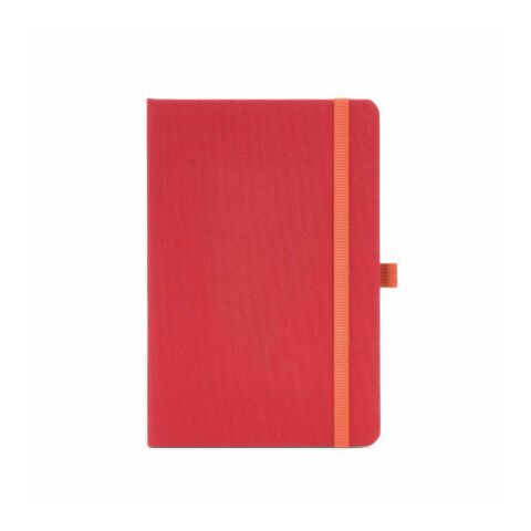 Dickens A5 Hard Cover rPET Notebook. 70gsm FSC® 160 pages clear red
