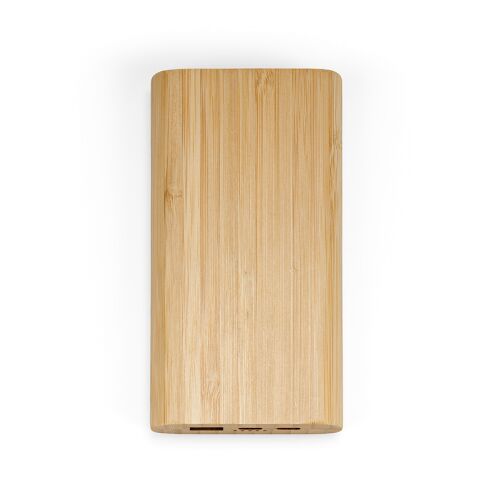 Pythagoras Powerbank Bamboo 10000 mAh. 15W Natural | No Branding | not available | not available | not available