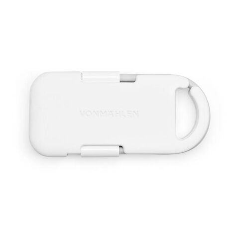 Evergreen Go 2-in1 keyring with powerbank. rTPE. LED indicator White | No Branding | not available | not available | not available