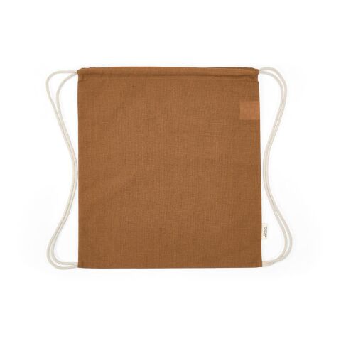 Lhotse Drawstring Bag rCotton 140gsm. rCotton Rope Straps Wood | No Branding | not available | not available | not available