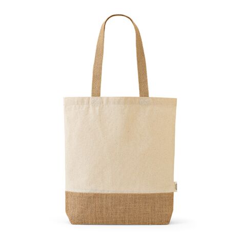 Puncak Shopping Bag rCotton 180gsm and Jute 275gsm Natural | No Branding | not available | not available | not available
