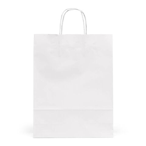 Etna L White FSC® Kraft Bag. 100gsm.Made in Portugal White | No Branding | not available | not available | not available